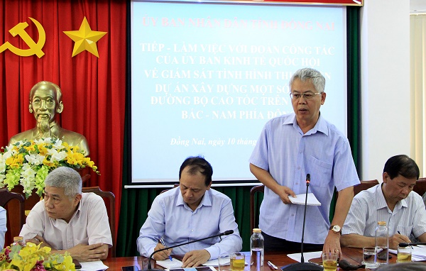 Ủy ban Kinh tế của Quốc hội đề nghị Bộ Giao thông vận tải bổ sung vốn để Bình Thuận hoàn thành công tác giải phóng mặt bằng đường bộ cao tốc Bắc - Nam